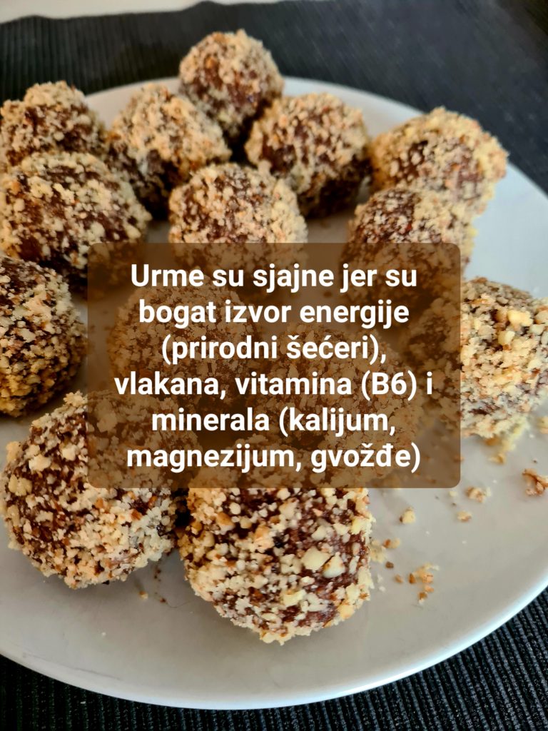 Brze posne zdrave kuglice bez šećera