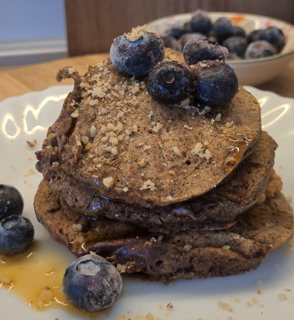 Američke palačinke sa heljdinim brašnom i bananom