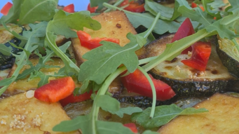 Tofu i tikvica obrok salata