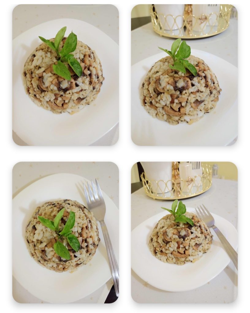 Posni pilav sa pečurkama