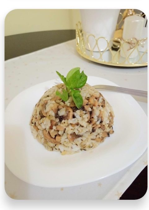 Posni pilav sa pečurkama