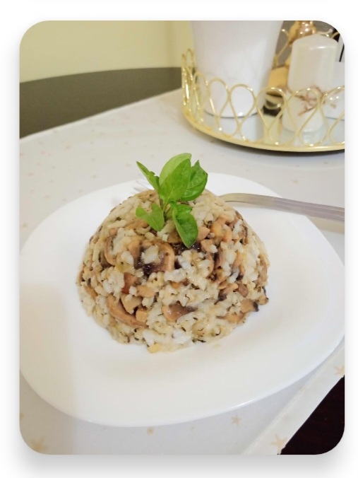 Posni pilav sa pečurkama