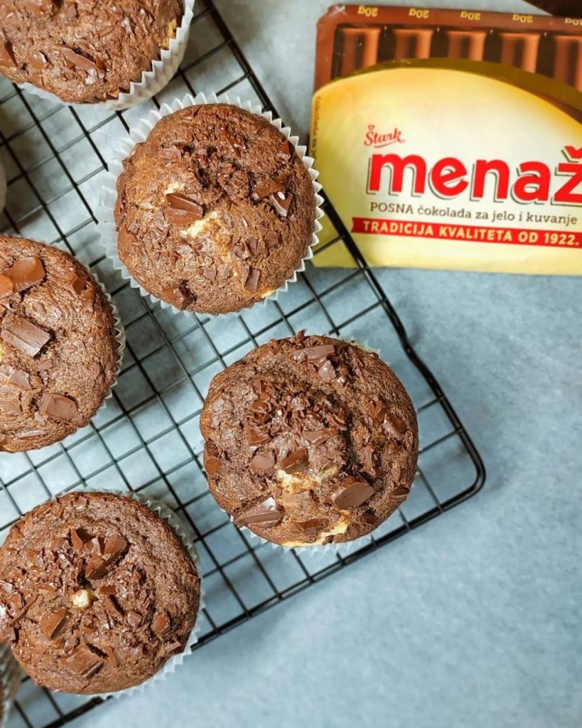 Mramorni kokos mafini